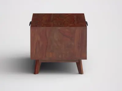 Monet Coffee Table sheesham wood Low-poly 3D model