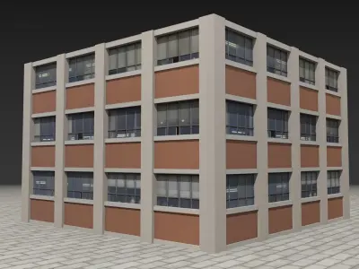 Building For Modelling Low-poly 3D model