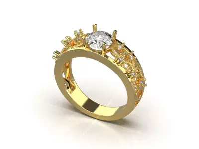 ring code 180 3D print model