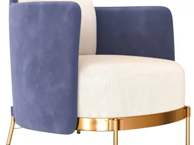 Tape chair by Minotti Free 3D model