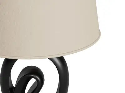 Agate Table Lamp 3D model