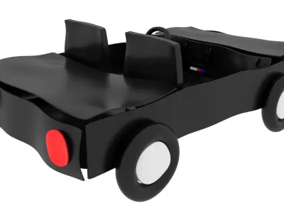 Car From Plasticine 3D model