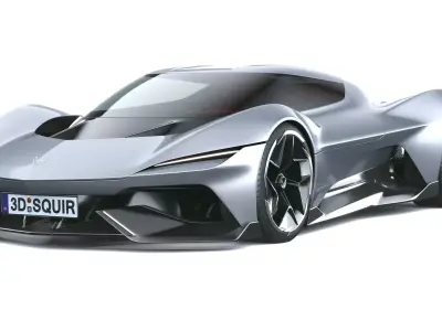 Chevrolet Corvette CX Concept 2025 3D model