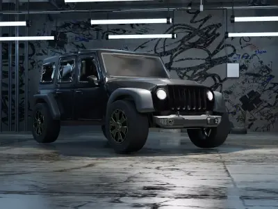 Jeep Wrangler 3D model get