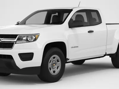 Chevrolet Colorado 2018 Extended Cab 3D model