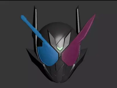 kamen rider build dangerous 3Dprint modle 3D print model