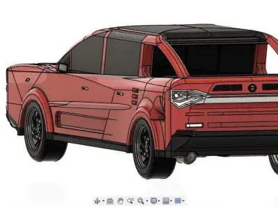 SS Pick Up Vehicle 3D model