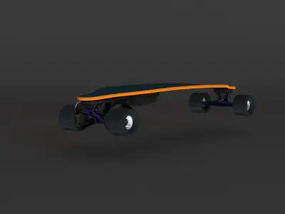 Electric Skateboard  3D model