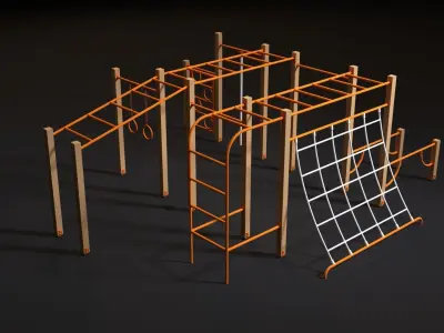 Sports complex 8 3D model