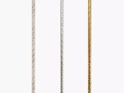 Classic pilaster 07 3D model