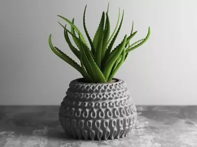 vase pot planter 3d print c03  3D print model