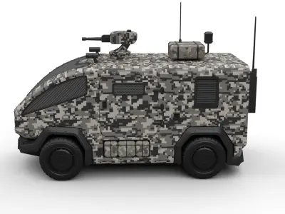 fire engine 3D model