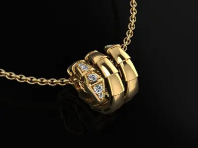 Serpenti Necklace  3D print model