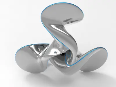 geometric modern art gm5 3D print model