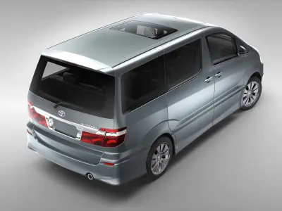 Toyota Alphard 2002 - 2008 3D model