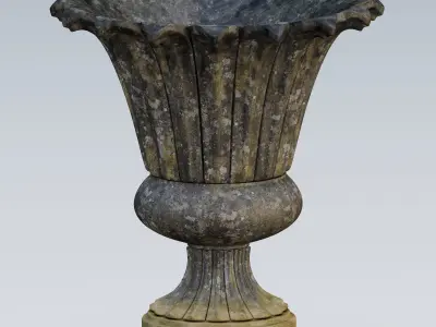 Garden urn planter14 3D model