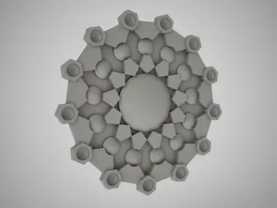 Modern Carving 3D print model