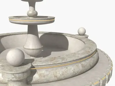 Fountain 01 3D model