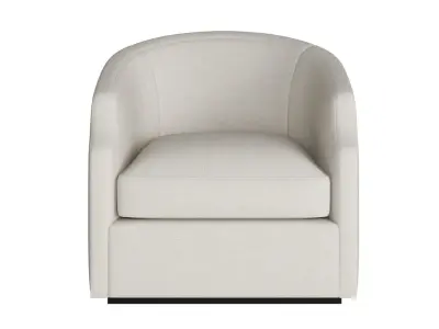 Curved Back Swivel Glider 3D model