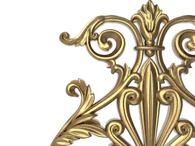 decorative pattern ready for 3D printing 3D model 10