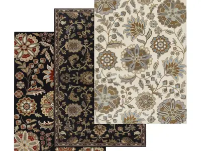 Rug Set 585 3D model