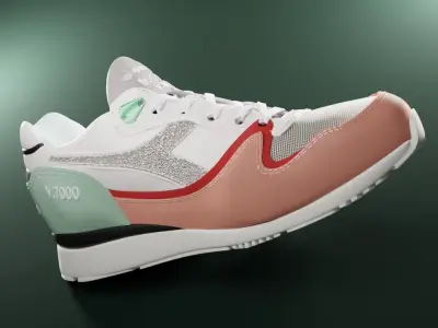 Diadora V7000 Shoe 3D model