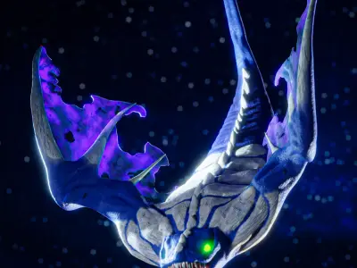 Realistic Minecraft Phantom 3D model