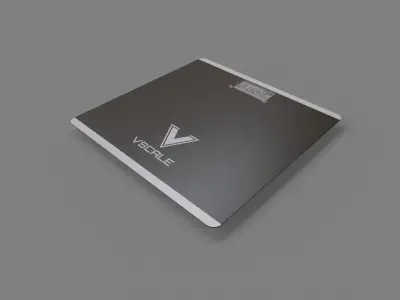 PBR Personal Digital Body Weight Scale Low-poly 3D model