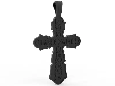 Jesus Cross 02 3D print model