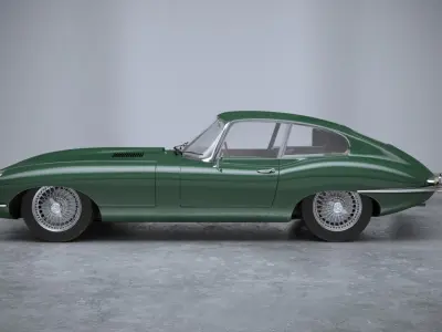 Jaguar S8 E Type 1961 3D model
