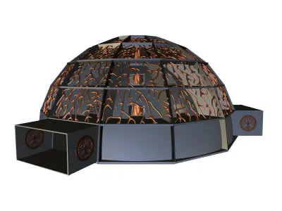 Sci-Fi Dome 2 3D model