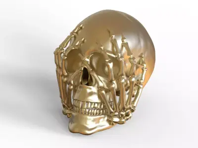 Scary Skull 3D print model