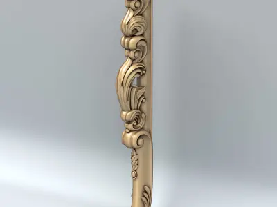 Furniture leg 015 3D model