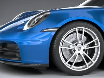 Porsche 911 Carrera 2025 3D model