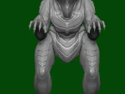 Godzilla Animated sires action figure 3D model