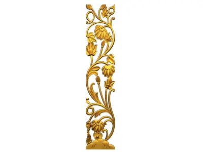Classic decor ornament v-3D model 60 3D model