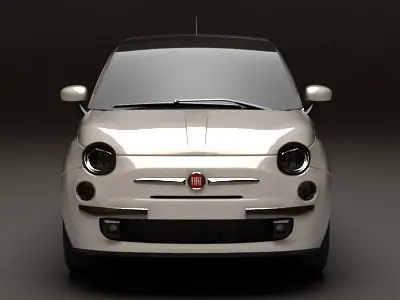 Fiat 500 3D model