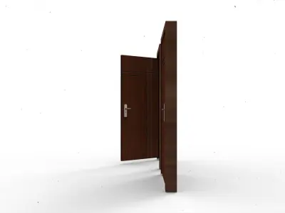 wooden  door 3D model