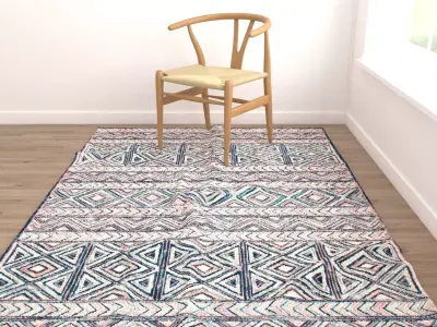 Rugs No 1054 Low-poly 3D model