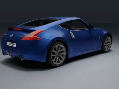 Nissan 370Z Low-poly 3D model
