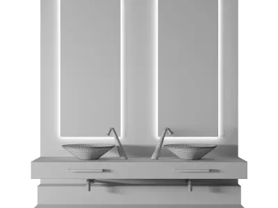 Luxury Bathroom 216 3D model