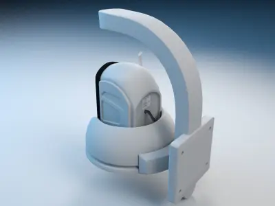 camera 07 Low-poly 3D model