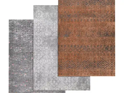 Rug Set 1518 3D model