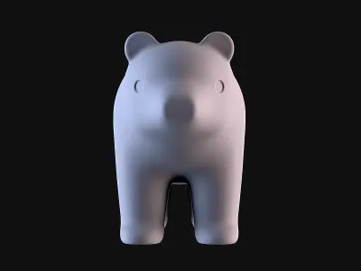 Bear Decoration 3D print model