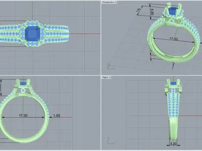 ring code 202 3D print model