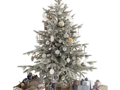  Christmas Set 3D model