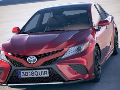Toyota Camry SE 2018 3D model