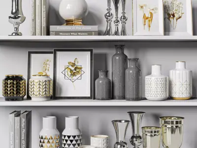 Decorative Set 48 3D model buy