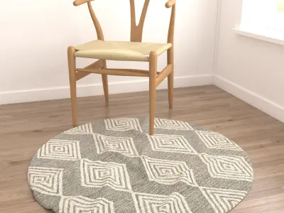 Rugs No 407 Low-poly 3D model