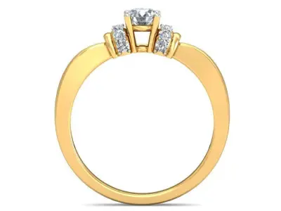 elegant luxury ring 3D print model